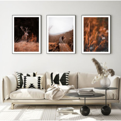 ست 3 تایی تابلو دکوراتیو مدرن مدل 665 - طراحی شیک برای پذیرایی