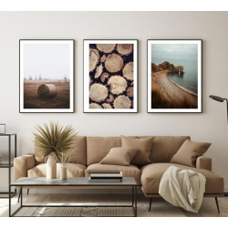 ست تابلو دکوراتیو مدرن مدل 668 - طراحی هنری و شیک برای پذیرایی