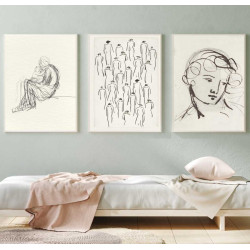 تابلو دیواری وینتیج طرح 1268| 50x70 | قاب چوبی/فلزی/PVC