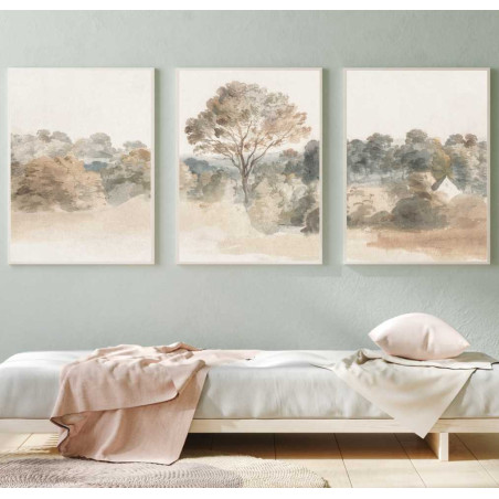 تابلو دیواری وینتیج طرح 1269| 50x70 | قاب چوبی/فلزی/PVC